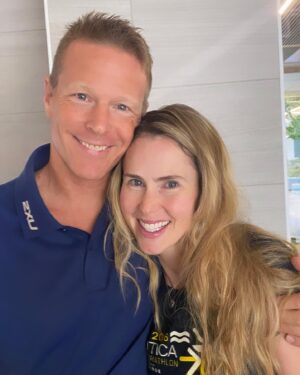 Anna Hutchison Instagram - STOKED 😝👍🏼 Epic swim clinic taken by @tricoachian for the @malibutri 🏊🏼‍♀️ 🚴🏼‍♀️ 🏃🏼‍♀️ One week to go!! Thank you SO much to everyone who has donated to the @childrensla ❤️