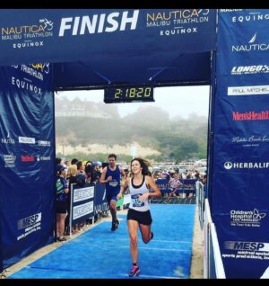 Anna Hutchison Instagram - Hey guys! I’m taking part in the @malibutri on September 18 🏊🏼‍♀️ 🚴🏻 🏃🏼‍♀️ Since 2007 participants of the @malibutri have helped raise over $16million for pediatric cancer research @childrensla . Please check out the link in my bio and donate to @childrensla if you are able😝  I’ll keep you updated on how my training is going😅