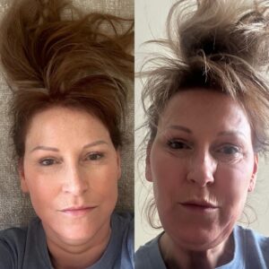 Anna Mannheimer Instagram - Har du inget roligt filter i mobilen? 
Deppa inte!
Ta en bild liggandes på rygg. 
Ta sen en hängandes ner.
Häpnas!!!!!
#filtersforfree