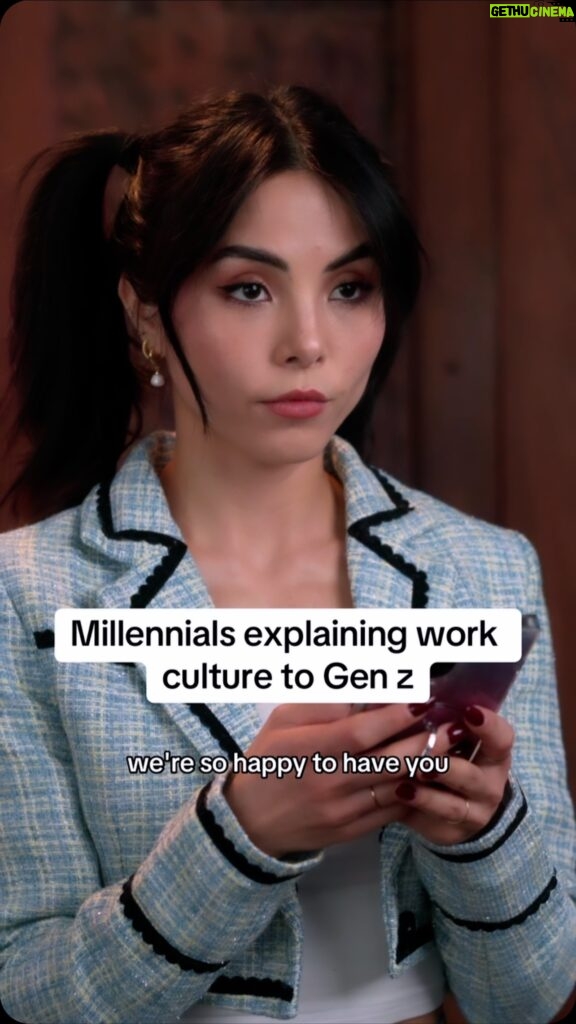 Anna Akana Instagram - Millennials explain work culture to gen z . . . . Shot by @johnleestills Grip @meliseeta Sound @mobleywillwork Edited by @benchinapen