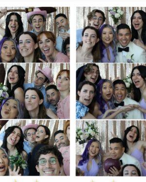 Anna Brisbin Instagram - HAPPY MAWWIAGE to @ms_brittanyjean & @victorioust13, two of the best, most supportive, most compassionate, most down for anything friends out there. So grateful NYU quidditch brought you (and us) together. 💜 Thanks for letting me part of your magical day. ✨