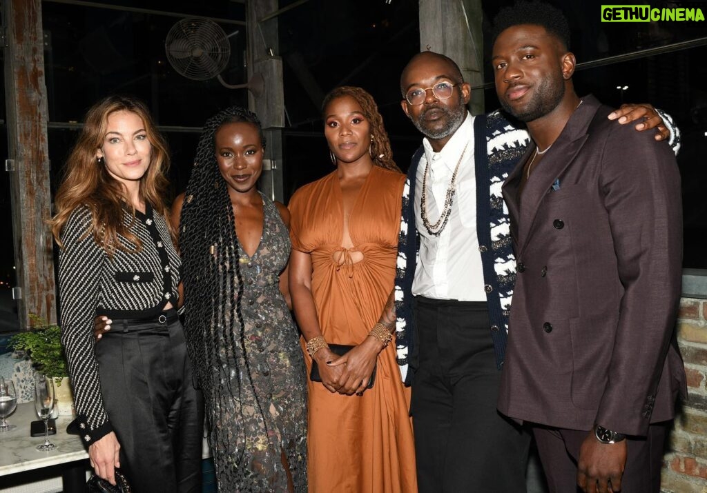 Anna Diop Instagram - Variety and Chanel Filmmakers dinner with these Titans ✨🤍 📸 by Michelle Quance 🤍