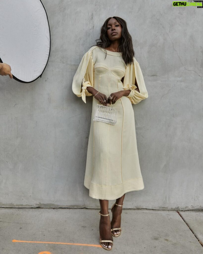 Anna Diop Instagram - #latepost And the last of our press looks for Nanny ✨ 💛🖤