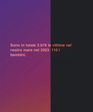 Anna Foglietta Instagram - Gaza - morti 11.833 bambini palestinesi 
Ucraina - oltre 500 bambini uccisi 
Mediterraneo - 110 bambini morti nel 2023 

I bambini ci guardano e prima o poi ci chiederanno delle spiegazioni.. io non saprò cos rispondere perché davanti l’orrore della guerra non ho strumenti, ma desidero essere all’altezza del loro sguardo non vergognandomene mai. Dobbiamo essere all’altezza della sfida che il nostro tempo ci impone. 
Buon 2024 di lotta e passione per l’umanità 
.
.
.
@everychildismychildets 
#stopwar #humanity #peace