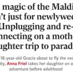 Anna Friel Instagram - The magic of the Maldives isn’t just for newlyweds, says Anna Friel, recounting her mother-daughter trip to paradise on @the.independent “Gracie is no stranger to finding herself somewhere new in the world, as she accompanied me to many film sets, some for months at a time, requiring completely new schools and sets of friends. Adaptability became the key to survival for both of us, with new experiences the reward. We have been lucky enough to share so many adventures, while I have had the privilege of watching her grow in confidence and knowledge, which I know will serve her well as she ventures into the big, bad world. It had been five years since we took a mother-daughter trip and I was determined to make her first getaway as an adult so special that she would take away memories that would last a lifetime.” Read the full article online now🙏