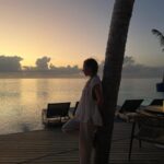 Anna Friel Instagram - Scroll for before and after entering the water! Seriously. One of the best days of our lives so far. We went on a boat trip to swim with the Manta’s and a very rare thing happened… we were greeted by a ginormous whale shark. Nature is glorious and life changing when we become part of its magestic other worldliness. Be brave. Say yes more than you say no and watch the wonders of this magnificent earth, surprise you. Thank you for your guidance @avanimaldives @avani_hotels . Life changing moments. We hope to carry this energy with us throughout our existence. ✨✨✨✨✨❤️