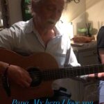 Anna Friel Instagram - This is Desi Friel. He is my everything. Here he is singing a song he wrote. It’s called Circumstances. It’s very relatable. Papa is the wisest man I know. ❤️I love you daddy. X