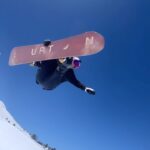 Anna Gasser Instagram - 💁‍♀️🙆‍♀️ Still going … Set up is huge 🥵 thanks @redbullsnow @mammothunbound @charlesbeckinsale and the whole team 🙏 📲 iphonegod @patrickcinca