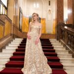 Anna Kadeřávková Instagram – Feelin like a princess 🎀👸🏼

Thank you for having me @ceskyples 💖

dress: @sandramark_fashion_designer 
💎💍: @korbicka_sperky 
muah: @misa.pohadka