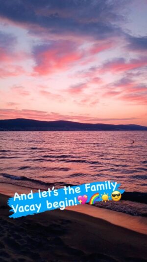 Anna Kulinova Instagram - And the Family Vacay begin!!! @goldenrainbow5 💖🌈☀️😎Sunny beach 🏝🌊 Bulgaria!!! 🇧🇬 #familyvacay #sunnybeach #bulgaria #goldenrainbow #goldenrainbowhotel #familytime #beautifulsunrise #amazingview #greathotel #wonderfultime #love #happy