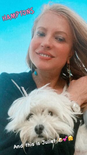 Anna Kulinova Instagram - Some of my Lovely moments from the Hamptons Memorial Day weekend..🐶🤗💋 #hamptons #lovelymoments #weekend #memorialday #dogsofinstagram #dogslover #bestfriend #happy #smile #relax #love