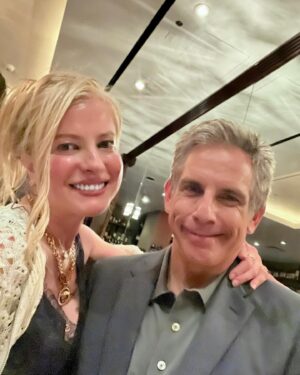 Anna Kulinova Instagram - Great time with the cast of the “Severance” TV show💥It was wonderful meeting w some of my favorite actors @benstiller 🤩@patriciaarquette✨ @mradamscott 
What a MAGICAL TIME!!! 👌🤗💋
#benstller #severance #adamscott #patriciaarquette #amazingactor #magicaltime #fun #redcarpet #greatparty #picsofday #smile #love #actorslife #kiss
