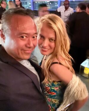 Anna Kulinova Instagram - About last night, had an AMAZING time @ @theempirehotel - Fundraiser for ⭐️
“Taking Wing” ⭐️Legends of Emimencia” theater project. 🎭💫 what a Fun night!!! #genefischer #broadway #stage #actingismypassion ##stageacting #fundraiser #magical #empirehotel #greattime #instagood #actorslife #takingwing #legendsofemimencia
