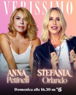 Anna Pettinelli Instagram - Anna Pettinelli   Stefania Orlando = #Pettinando 💘 Il racconto della loro bellissima amicizia vi aspetta domenica alle 16.30 su #Canale5!