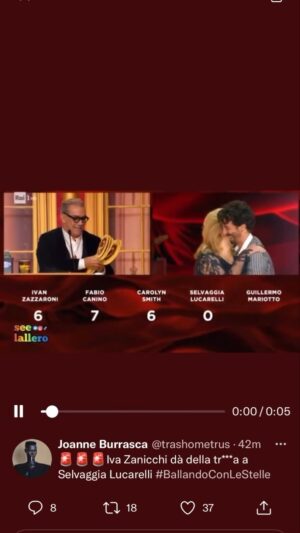 Anna Pettinelli Instagram - L’ha detto davvero. Iva dice sempre quello che pensa  ma a me sembra un po’ troppo. Che ne pensate? Si può dare della troia a qualcuno? In tv? #tv #ballandoconlestelle #zanicchi