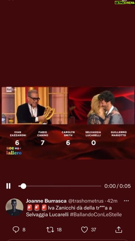 Anna Pettinelli Instagram - L’ha detto davvero. Iva dice sempre quello che pensa ma a me sembra un po’ troppo. Che ne pensate? Si può dare della troia a qualcuno? In tv? #tv #ballandoconlestelle #zanicchi