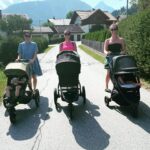 Anna Veith Instagram - late summer days with my girls, girls girls…. 💕 We learn from each other, support each other, and be strong together. 🌸 #mamasontheirway #mamalife #friends #goodtimes #thule