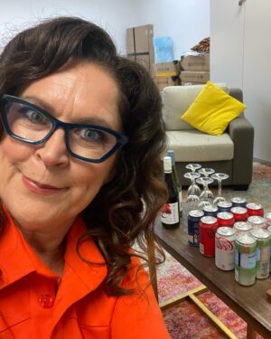 Annabel Crabb Instagram - I’m in the green room for @theprojecttv about to go on air and I’m the only guest so this catering feels either incredibly generous or seriously worrying for my reputation. I’m talking about my tour of Fifty Odd Years Of Crabb (visiting @melbcomedyfestival from Wednesday, in the superb @thecapitolrmit) a show in which I tell embarrassing stories about myself to try and pierce the despair of these days.