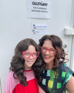 Annabel Crabb Instagram - Back home in #radelaide for @adlfringe with a new love show about food  and politics, The Grilling Season. Tonight’s audience included some absolutely top-shelf SA women, pioneers both here and internationally… Her Excellency the @governorsouthaustralia Frances Adamson and Mr Rod Bunten, and @natashastottdespoja who - having left the Senate some time ago - continues to serve Australia with distinction at the UN. Both have incredible Mums too - the Hon Jennifer Cashmore (pictured) in the case of the Governor, and Shirley Stott Despoja who is legendary for much more than the fact that she begat NSD. All made their own way through ambition and talent … so nice to catch em for two seconds post show. Swipe for my own progeny who has been mercilessly lampooning me in a nightly on-stage intro which I was assured would be some fun remarks about politics but has evolved into quite a detailed critique of my parenting weaknesses which is guess is the downside of raising independent minded girl children 🤓 Last Feb show is tonight 6.30 @gluttony_fringe