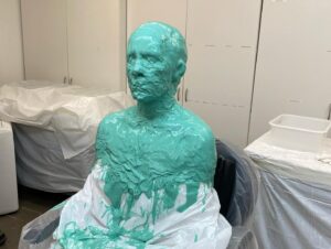 Annabeth Gish Instagram - See what these talented creatives did (so kindly) to me to make Dierdre’s elevator demise so good and gory… what a wild process:) @hoops511 @knb_efx @theofficialknbefxgroup @immortal_amc A big 🤗 ❤️ to Mel who assisted all of my on-set spfx! #mayfairwitches #bts Watch Episode 3 on Sunday night!!! It’s an exceptionally good one! @axelle_carolyn