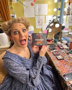 Annaleigh Ashford Instagram - Fresh out of the oven! The physical CD of our @sweeneytoddbway Cast Album is now available, and I’m beyond honored to be a part of this beautiful piece of art led by the brilliant and magical @alacamoire. You can get one at the Lunt-Fontanne Theatre and out in the world soon. 💈🥧