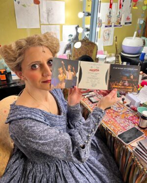 Annaleigh Ashford Instagram - Fresh out of the oven! The physical CD of our @sweeneytoddbway Cast Album is now available, and I’m beyond honored to be a part of this beautiful piece of art led by the brilliant and magical @alacamoire. You can get one at the Lunt-Fontanne Theatre and out in the world soon. 💈🥧
