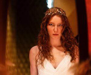 Annalise Basso Instagram - Never before has there been a more joyful bride. Tune in to @snowpiercertv tonight at 9/8c on @tntdrama #LJandOZ4ever