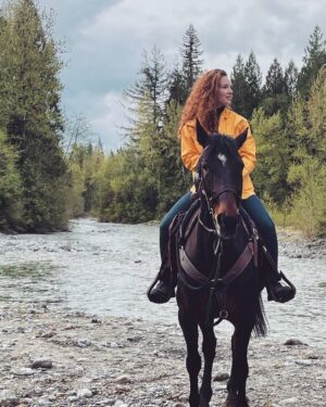 Annalise Basso Instagram - horse. boat.