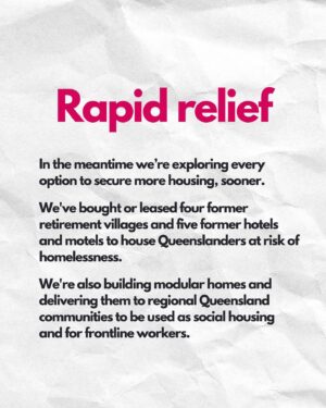 Annastacia Palaszczuk Instagram - We want every Queenslander to have a place to call home. Here's what we're doing about it.
