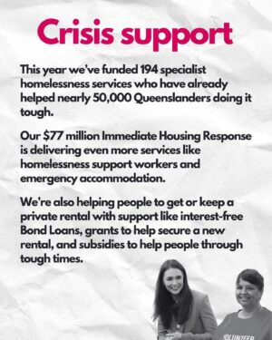 Annastacia Palaszczuk Instagram - We want every Queenslander to have a place to call home. Here's what we're doing about it.