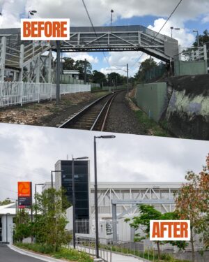 Annastacia Palaszczuk Instagram - Construction is now complete at Fairfield station!

It's one of seven stations on Brisbane's southside getting a big upgrade as part of Cross River Rail.

With new overpasses, lifts, ramps, and bike facilities – it means better and safer access for everyone.

Our Big Build is delivering local jobs and better infrastructure across Queensland.

#brisbane #rail #train #publictransport #crossriverrail