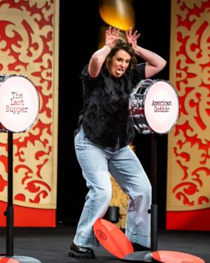 Anne Edmonds Instagram - Tonight @taskmasteraustralia is back at 730pm on @channel10au with a new team task with my bae @joshthomas87 WATCH! It's funny. Xx