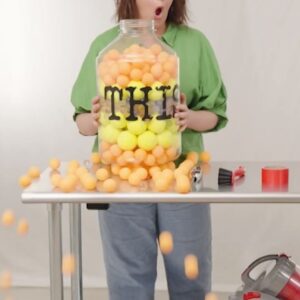 Anne Edmonds Instagram - Taskmaster is back tonight at 730pm on @channel10au and @10playau This EP features my favourite task of the series involving this sweet little potato, first group challenge with another sweet little potato @joshthomas87 (we rule) and one of my dumbest tasks with ping pong balls. You should watch! It's funny. And thank you for the life saving make up in the studio @nicolaburfordmakeup 🥰