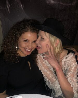 Anne Heche Instagram - Always a fun time with my girl @justinamachado 🥂