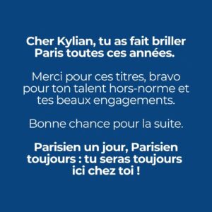 Anne Hidalgo Instagram - Merci Kylian ❤️