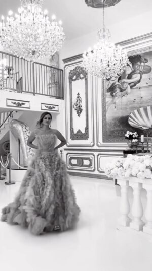 Anne-Krystel Goyer Instagram - Today it’s my birthday & I can do whatever I want 😅 

Remember that if people aren’t calling you crazy or laughing at your ideas & dreams, you aren’t thinking big enough.

Stylist: @stylebysofiapopkova 
Video: @mariborovenskaya 
👗& 👠: @karensabagofficial @harpers_pr_ 
@theglassslipperpalace 

#dreambig #gobigorgohome #youareenough #queen #birthdayqueen #vogueopencasting