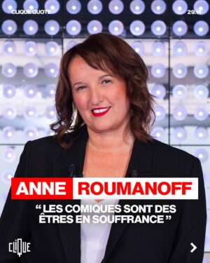 Anne Roumanoff Instagram - Peur du rejet, curiosité et dénonciation du sexisme... Anne Roumanoff se livre en toute intimité sur le plateau de Clique.