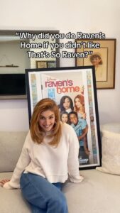 Anneliese van der Pol Instagram - You could maybe say… I’m an… icon??? #ravenshome #thatssoraven #disneychannel