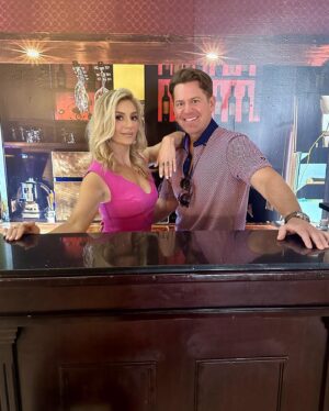 Anneliese van der Pol Instagram - Thanks for having these Big Name Bitches @atxfestival … more to come… @thepodco @thechristycarlsonromano  Pink dress- @estilo_austin