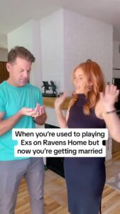 Anneliese van der Pol Instagram - Played the uno reverse card on you guys…🤪🥰 #ravenshome #thatsoraven #engaged