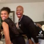 Annie Ilonzeh Instagram - Mom and Dad y’all 🥳 @danielkyri Dad got rhythm. Mom, not so much😛 #mom #and #dad #whyarewelikethis