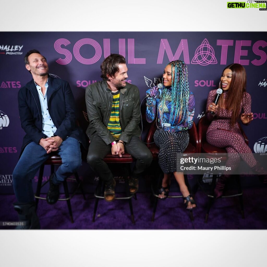 Annie Ilonzeh Instagram - Soul Mates in theaters TODAY🙌🏽🔥 . Our cast and crew killed this one. . *DISCLAIMER- PLEASE READ: I stand with my fellow members of SAG/AFTRA. 1. We have a waiver. 2. I’m a producer on this film (Meaning, I post as a producer). 3. Not a streamer, it’s 100% independent. 4. We’re full compliance. I’m posting because I’m super proud of the heart, sweat, and tears we put into this film. This one almost broke me!! And we all rallied. I hope we can come to an agreement SOON, and get back to doing what we love 🙏🏽