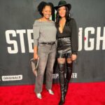 Annie Ilonzeh Instagram - The Stepdaughter Premiere. . . Catch our film on @tubi . Outfit inspired by the Queen B #beyonce #texasholdem #styledbyme #the #stepdaughter #streaming #now #tubi