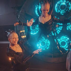 Annie Wersching Instagram - Season finale of #StarTrekPicard is out now on @paramountplus. 🛸What fun it has been to bring this incarnation of the Borg Queen to life. Thank you for all the love! 🖖🏼 #StarTrekFamily #BorgQueen