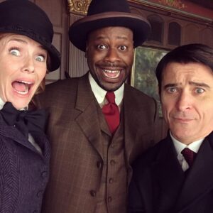 Annie Wersching Instagram - Can you believe it?! A TIMELESS REUNION tomorrow!  Narrated by your very own, sweet little Emma Whitmore! 🤗 Benefiting a great cause!  @feedingamerica. Join us! Link in bio.  Going to be so fun to see everyone! #timeless #timelessreunion #emmawhitmore
