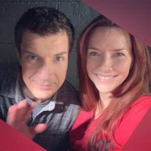 Annie Wersching Instagram - 🤗 See. We’re friends! @therookieabc Tonight!  @nathanfillion #TheRookie #rosalinddyer