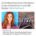 Annie Wersching Instagram - 👽👑🖖🏼 Prepare to be assimilated. @startrekonpplus @startrek #BorgQueen @sirpatstew #Picard
