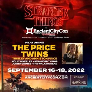 Anniston Price Instagram - We are excited to announce that we will be at @ancientcitycon in St. Augustine, FL September 16-18! Come by and say Hey!