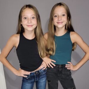 Anniston Price Instagram - Twin check! ✔️ Can you tell who is who?