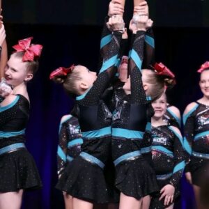 Anniston Price Instagram - This is our first year cheering, and we have absolutely LOVED it! Cheer is another way of performing, but it takes performance to another level.  We are thankful for our gym @therockathleticsptc and the awesome opportunities we have been given this year. And don't worry...we have some other types of performances coming out soon! 😉